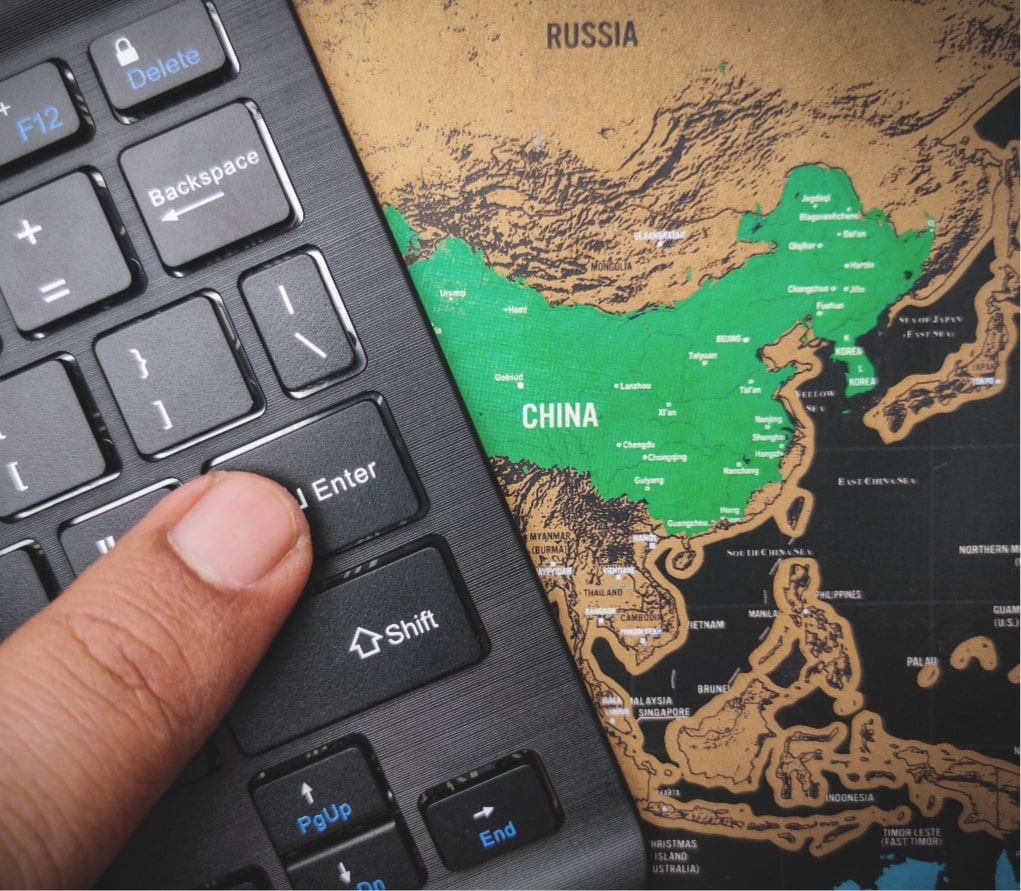 Esempio di sito web ottimizzato con licenza ICP per la Cina